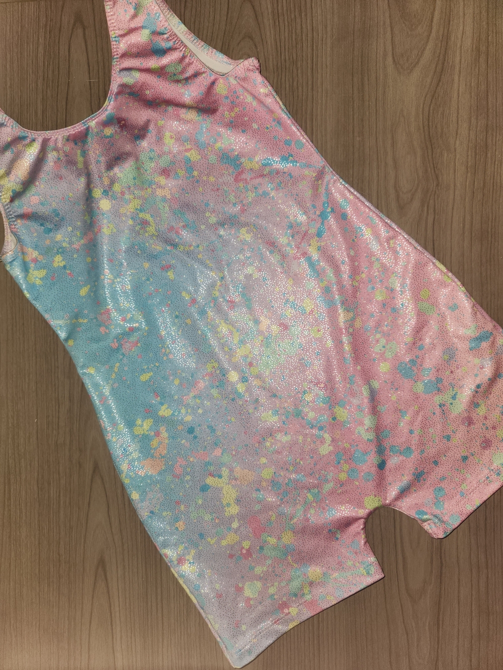 Girls' Pastel Pink & Blue Leotard